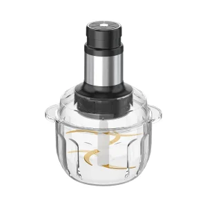 BB-01 meat chopper, black trim and transparent bowl