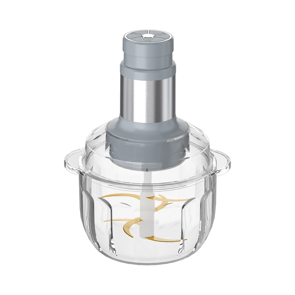 BB-01 meat chopper, grey trim and transparent bowl