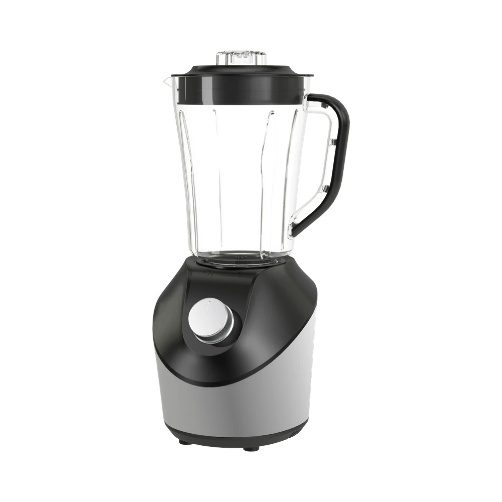 BL1162 1.5L juicer with silver and black base and round control dial, angled product view