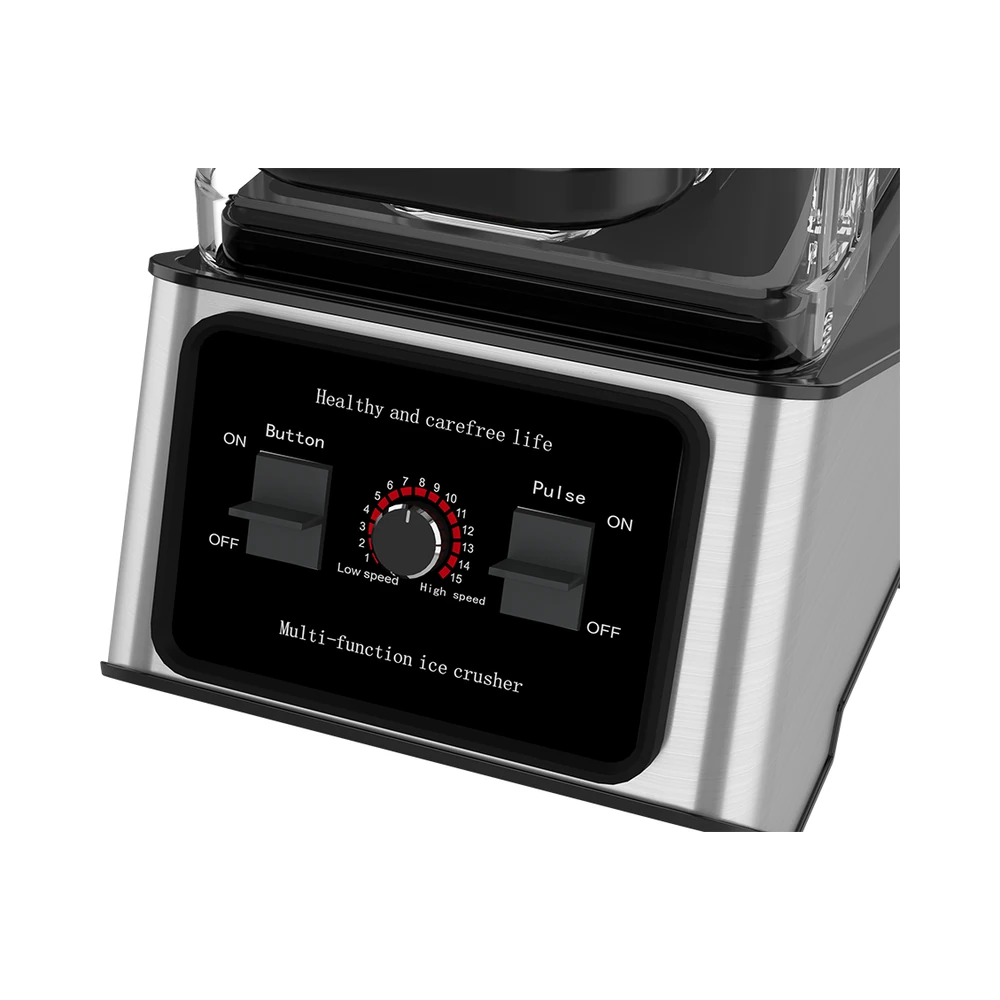 BSJ-A2 blender, red-ringed rotary control panel close-up
