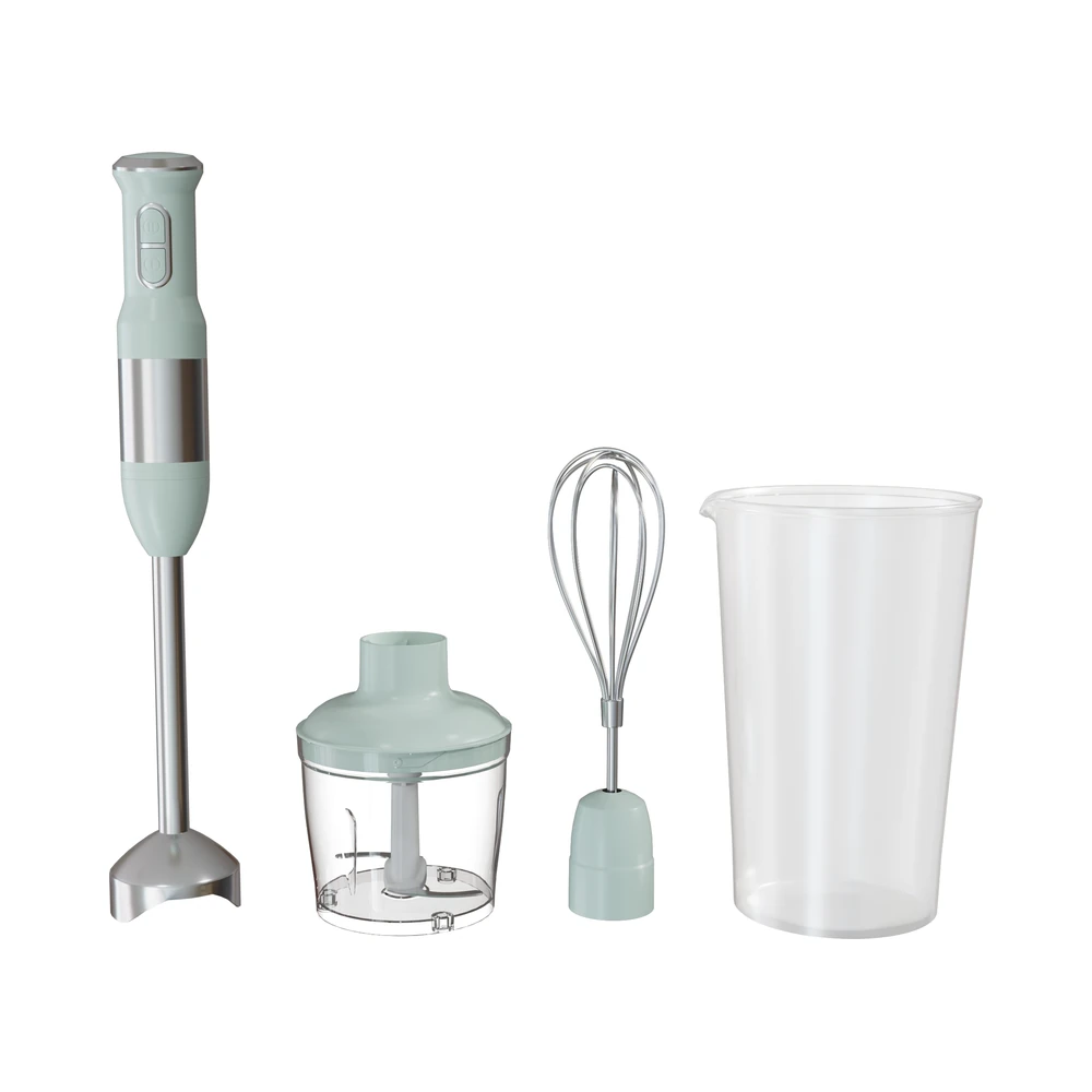 HB-01/HB-02 hand blender, mint set with whisk, chopper and beaker
