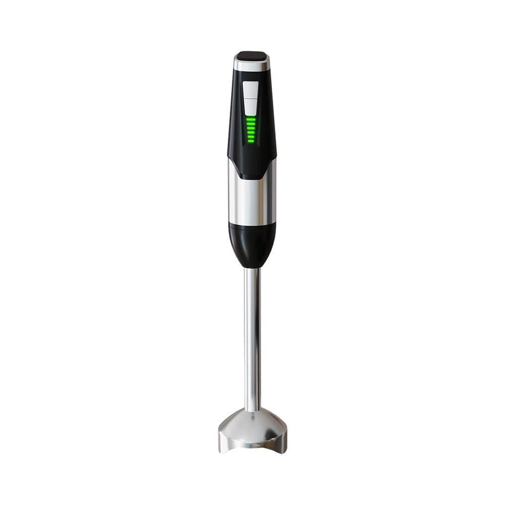 HB-D1/HB-D2 hand blender, hand unit and blending shaft with green control buttons