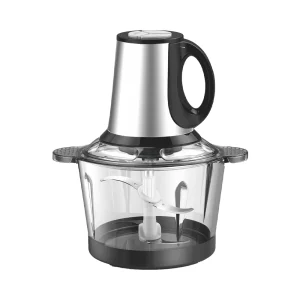HS-01/HS-02 meat chopper, handled silver motor and transparent bowl