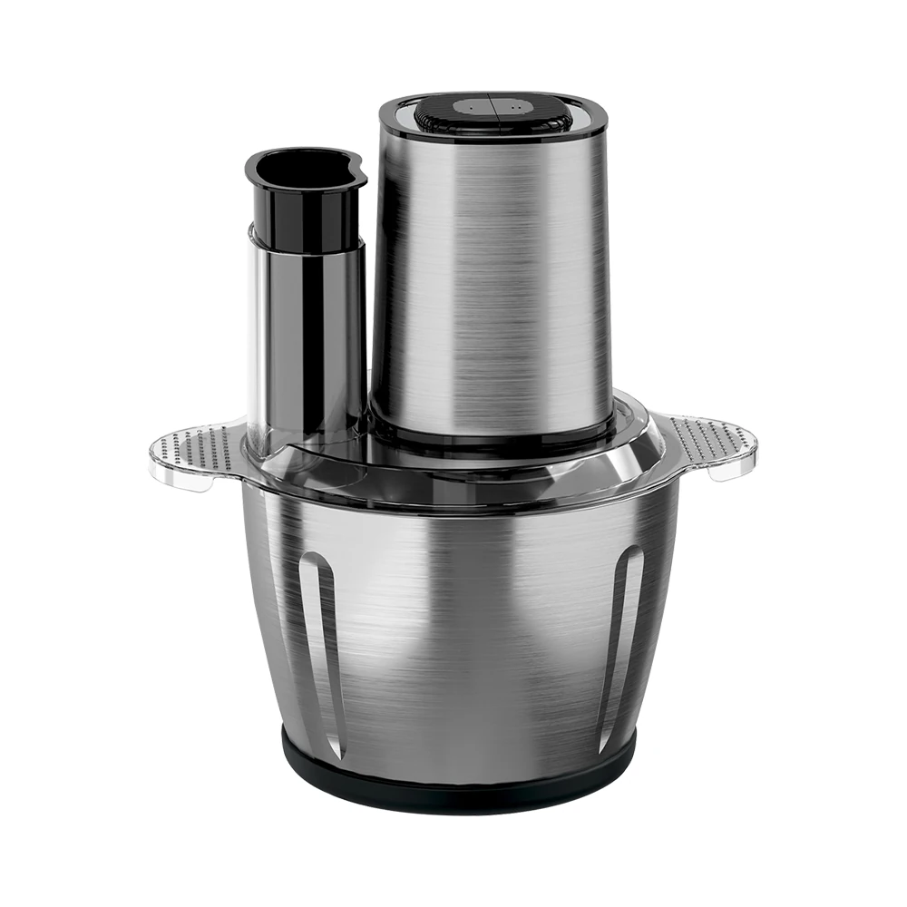 HX05/HX06/HX07/HX08 meat chopper, silver offset motor and metal bowl