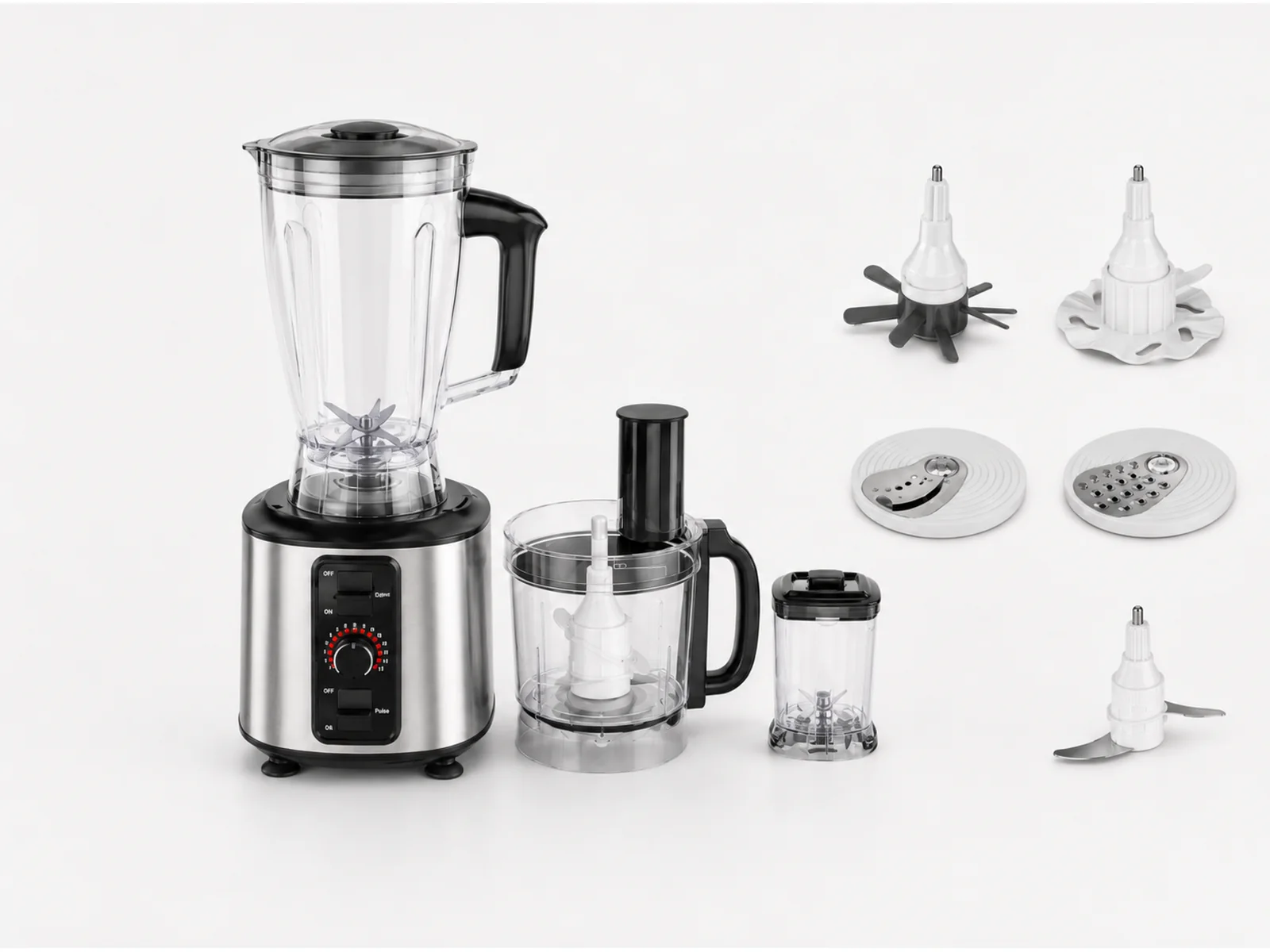 Blender jar base and compatible product assembly options