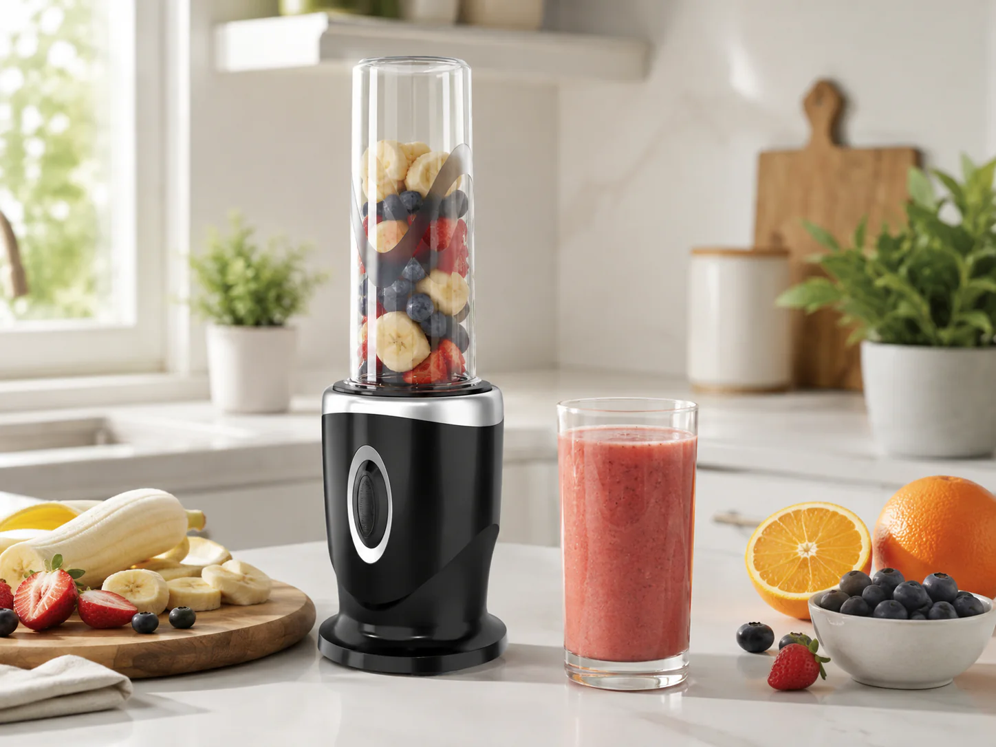Handled-jar and compact-cup juicer references with operating and base inspection details