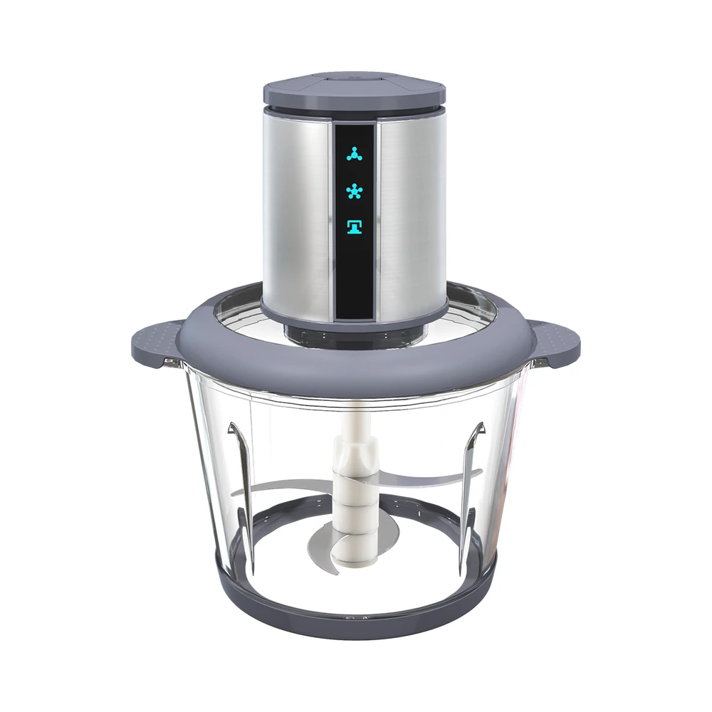 JZ-01/JZ-02/JZ-03/JZ-04 meat chopper, grey trim and transparent bowl