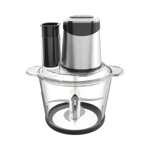 KD-A1/KD-A2/KD-A3/KD-A4 meat chopper, offset silver motor and transparent bowl