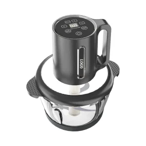 MB-S1/MB-S2/MB-S3/MB-S4 meat chopper, digital handled motor and transparent bowl with black trim