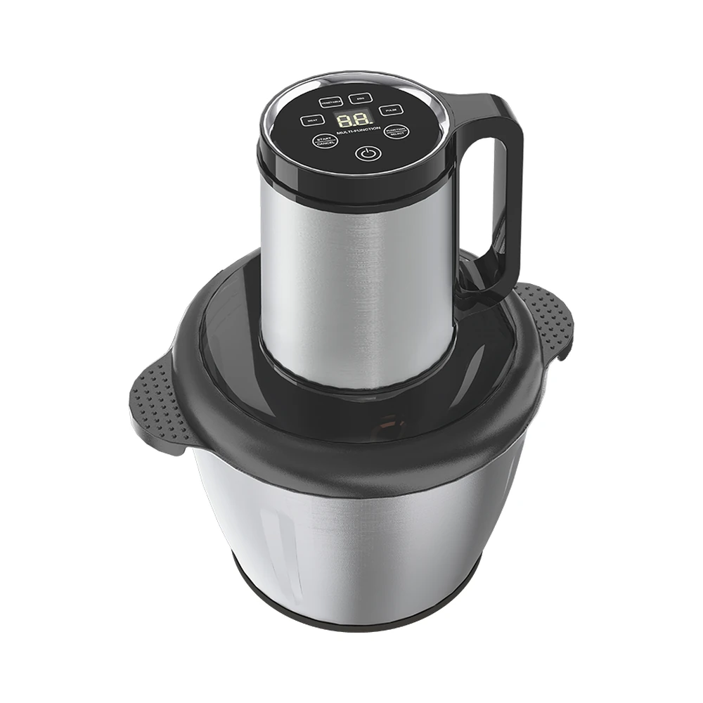 MB-X1/MB-X2/MB-X3/MB-X4 meat chopper, digital motor with black handle and metal bowl