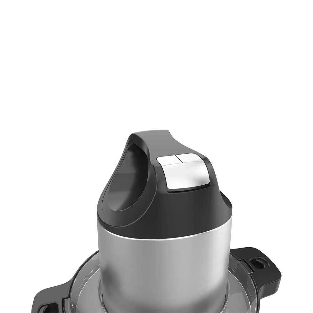 MC-07 meat chopper, motor top and grip close-up
