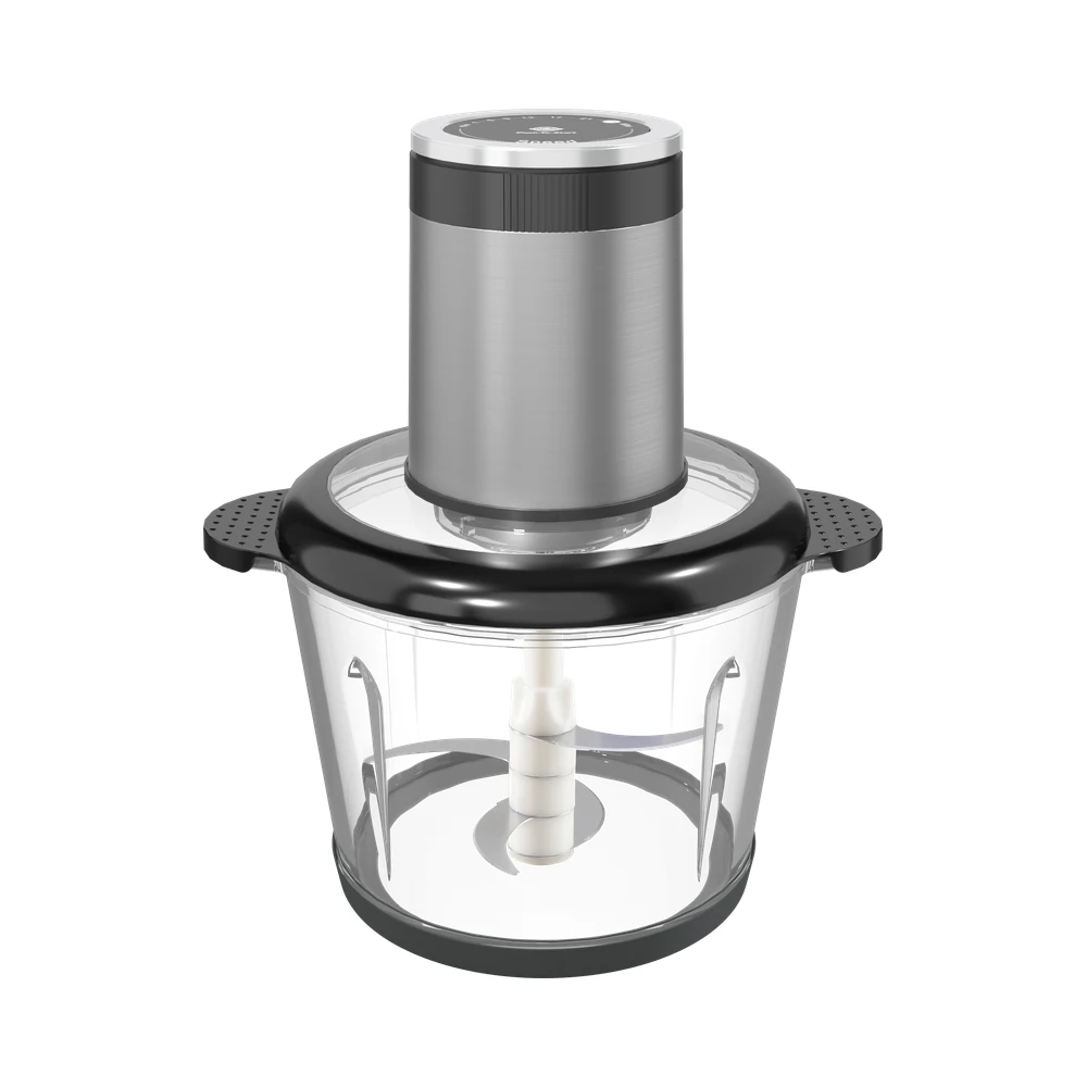 TS-01/TS-02/TS-03/TS-04 meat chopper, straight silver motor and transparent bowl