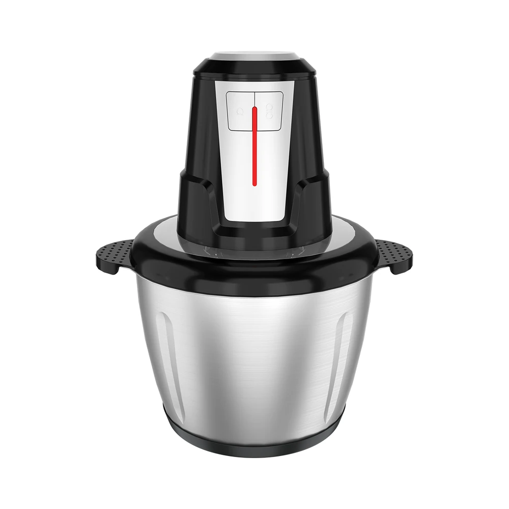 TY-01/TY-02/TY-03/TY-04 meat chopper, black and silver motor with metal bowl
