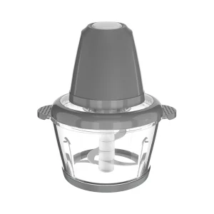 XW-01/XW-02/XW-03/XW-04 meat chopper, grey tapered motor and transparent bowl