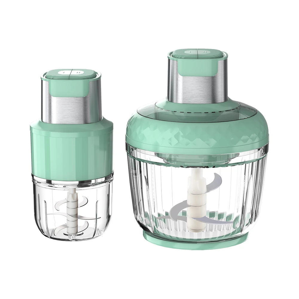ZD-A3 meat chopper, mint motor and trim with two transparent bowl sizes
