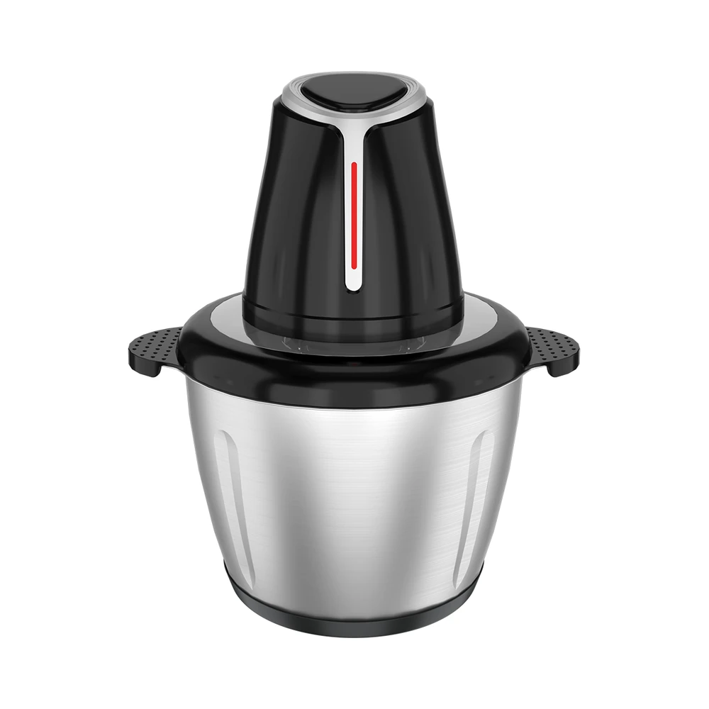 ZQ01/ZQ02/ZQ03/ZQ04 meat chopper, black tapered motor and metal bowl